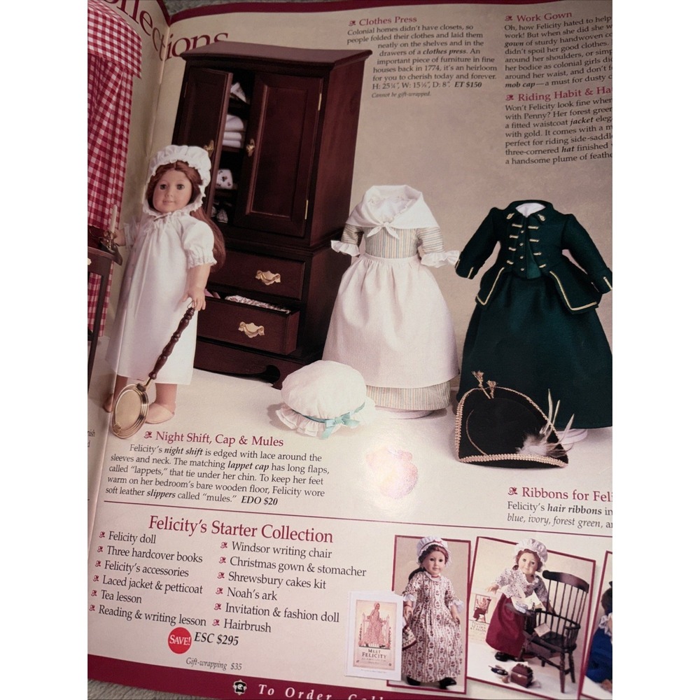 American Girls Spring 1997 Catalog featuring the Molly McIntire Doll - Picture 4 of 6